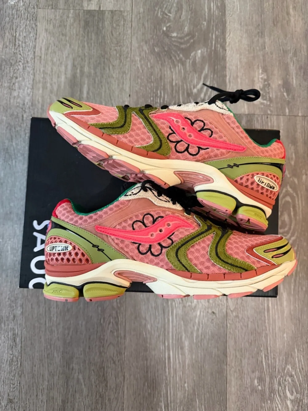 Jae Tips x Saucony ProGrid Triumph 4 Flowers Pack Virginia Creeper - Picture 8 of 11